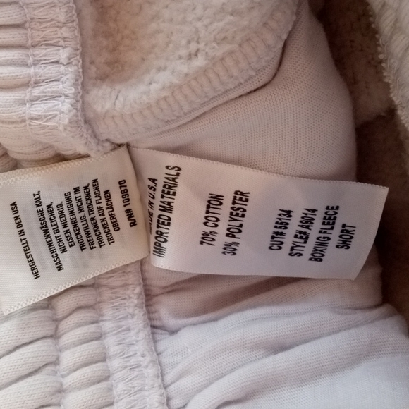 AGolde Boxing Shorts XS white nwt - Picture 7 of 9